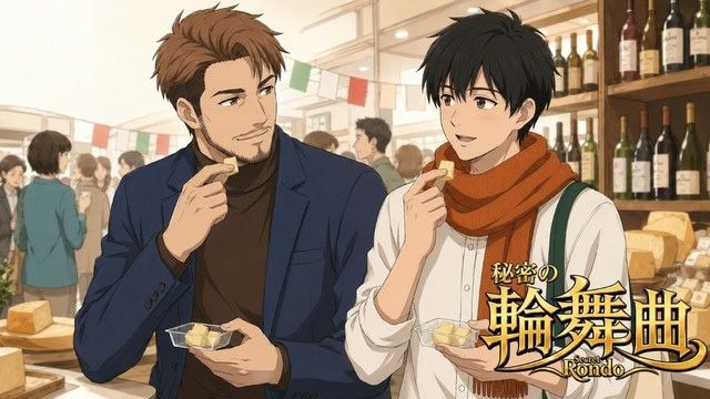 BLアニメ『秘密の輪舞曲』第5話公開 イタリアフェアで近づく二人、“小さな旅”のような時間