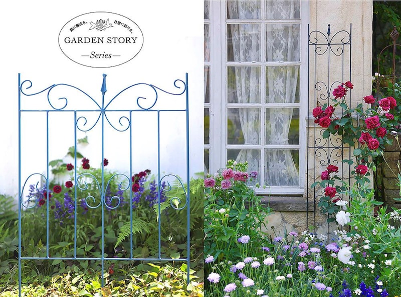 庭が一気に“絵”になる——ガーデンストーリーの【トレリス】【フェンス】活用術｜つるバラも小道も、欲しかった景色が今日から作れる！