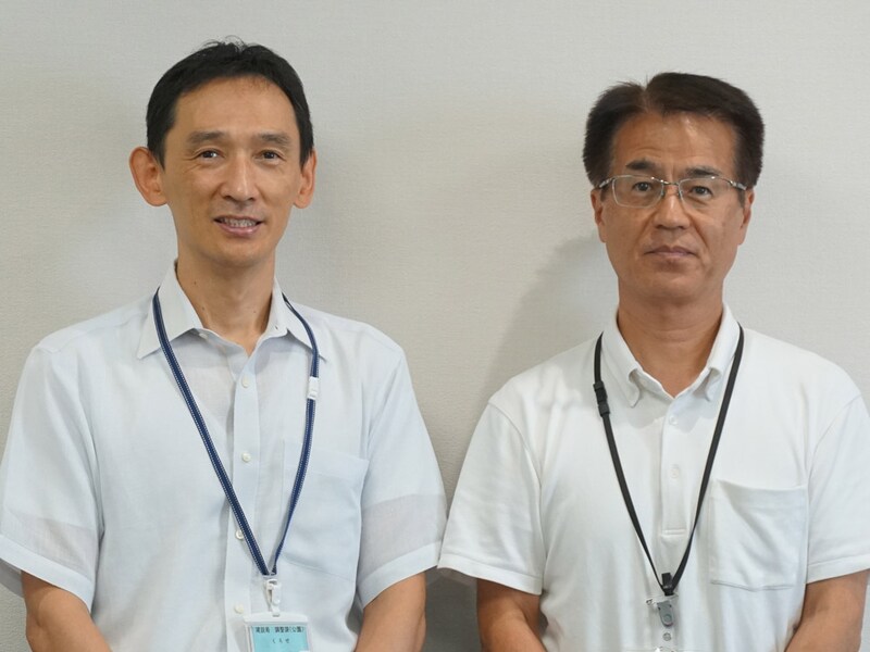 左から大阪市建設局の黒瀬さん、大阪都市計画局の早野さん。