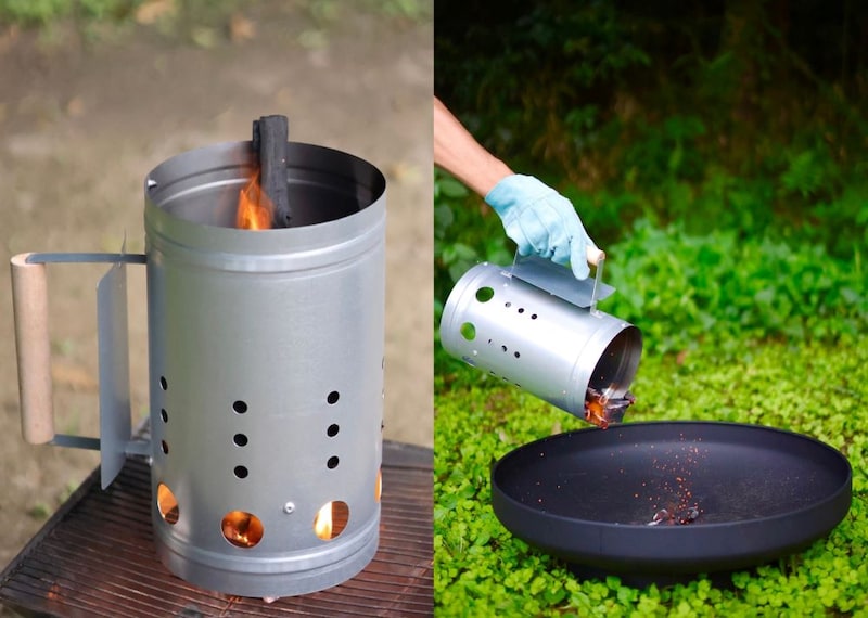 ファイヤーピットに入れる