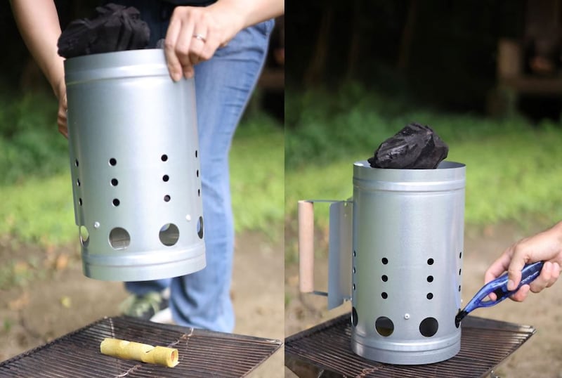 チャコールスターターの使い方