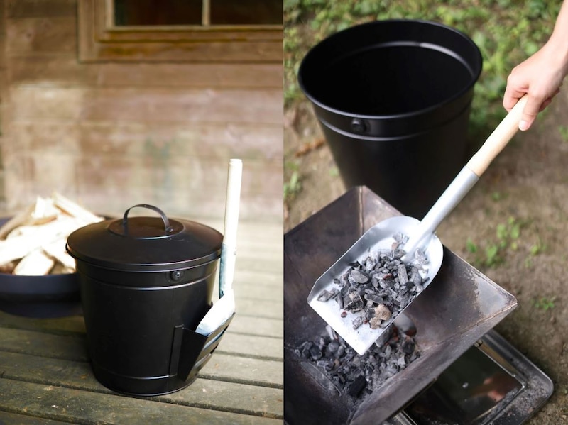 灰入れバケツ&シャベル