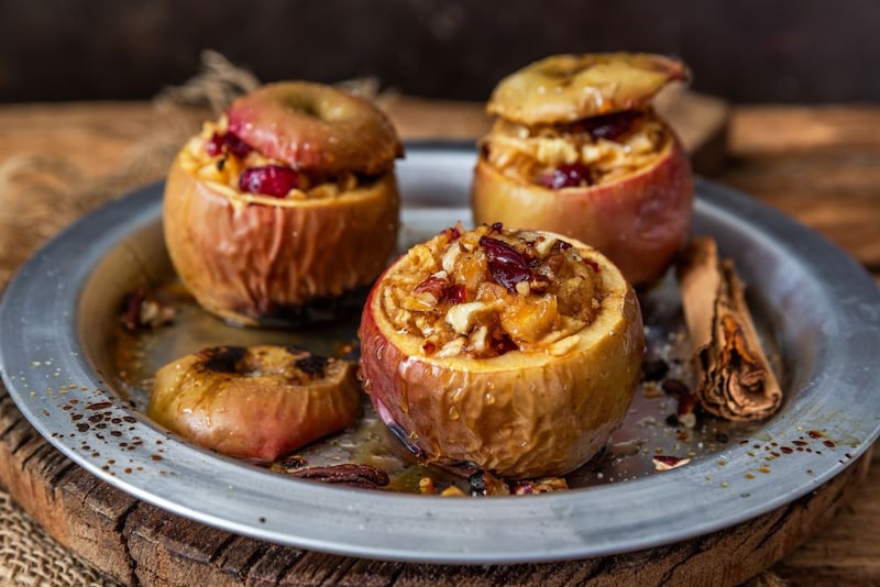 シナモンりんごの包み焼き