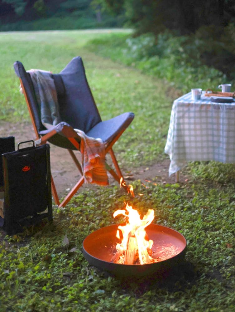 おうちたき火の注意