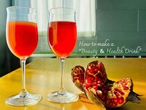 【我慢しない休肝日】美容にもいいって本当？ 園芸家が教えるザクロ×サジー「華やぎ美健ドリンク」の作り方