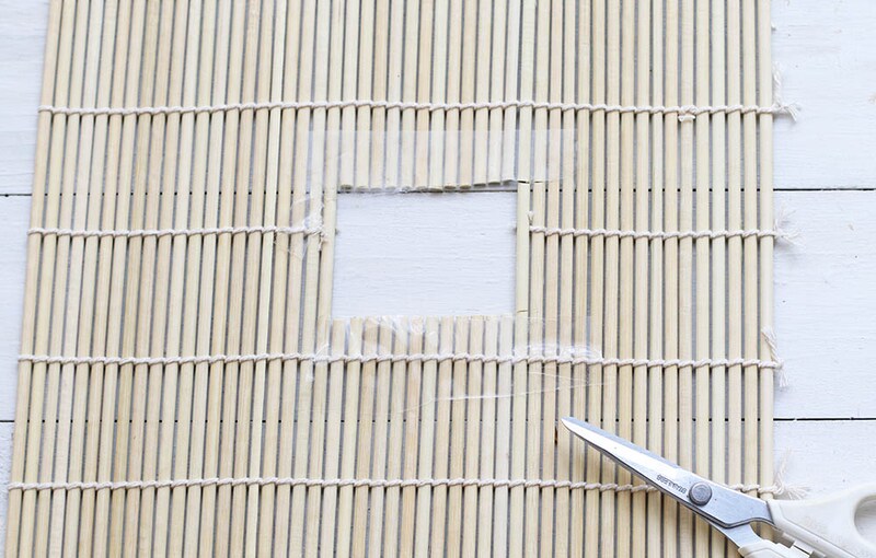 巻きすをカット