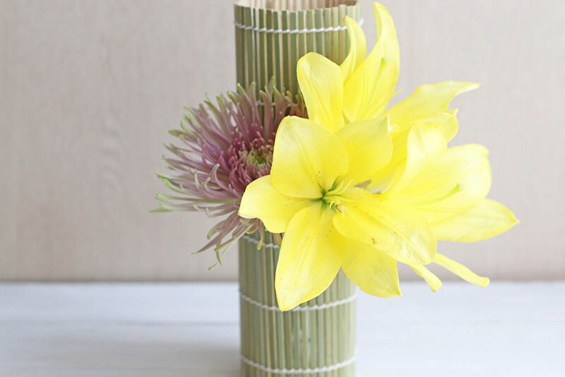 ユリをアレンジ