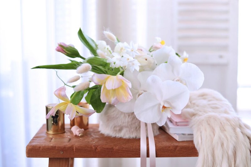 フェイクファーアレンジ