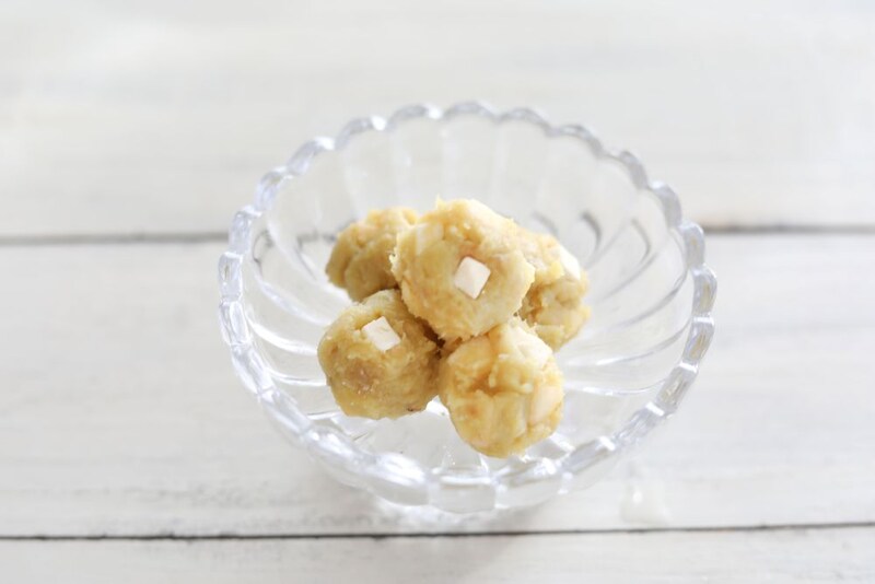 リンゴとサツマイモの「ほっこりお団子」