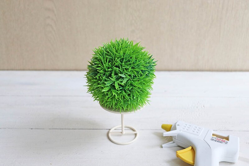 アイアンにグリーンボールを固定