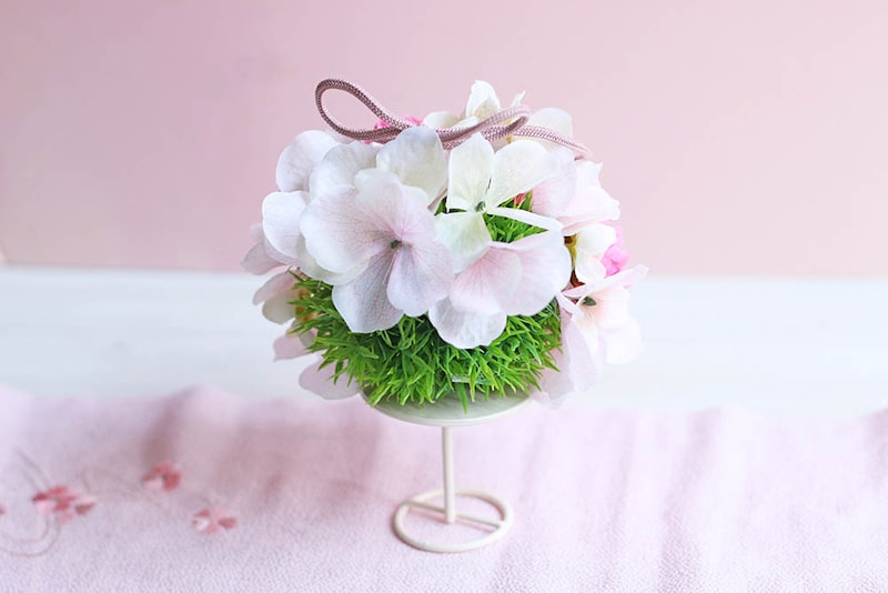 花のぼんぼりの裏側