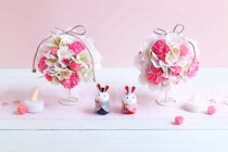 100均の造花が大活躍！ プチプラで楽しむ「ひな祭りのぼんぼり」簡単DIY