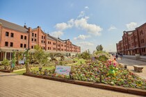 20,000株が咲き誇る横浜赤レンガ倉庫「FLOWER GARDEN 2026」4月19日まで！ フォトスポットに屋外図書館、グルメ、週末マルシェも