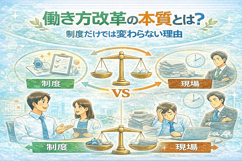 働き方改革の本質とは？制度だけでは変わらない理由