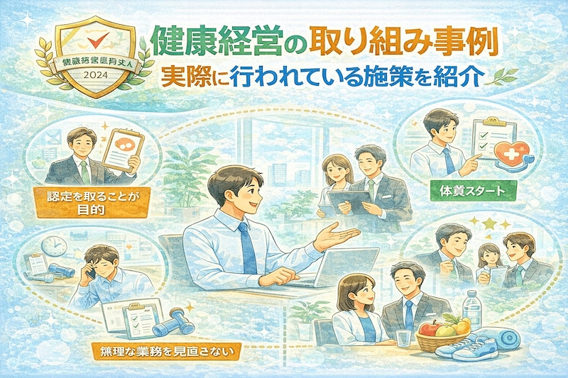 健康経営の取り組み事例｜実際に行われている施策を紹介