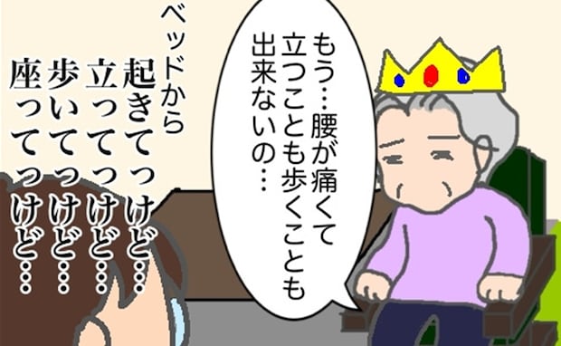 義母「腰が痛くて…」私に代理受診させようと、言い訳を並べてくるけれど #頑張り過ぎない介護 258