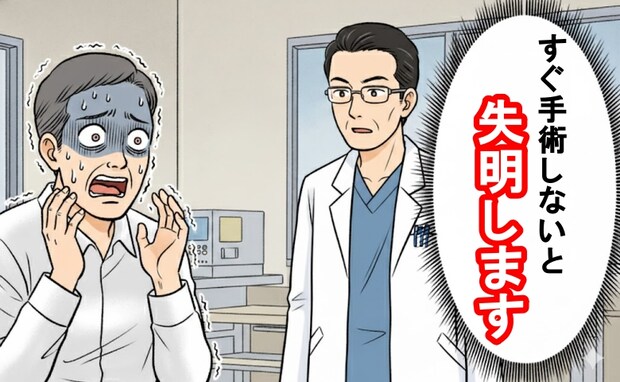 「すぐ手術しないと失明します」医師からのひと言に凍りついた私の決断とは【体験談】