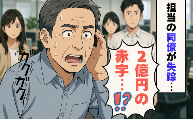 「2億円の赤字!?」同僚失踪で判明した絶望的な数字。借金のような恐怖に挑んだ結果【体験談】