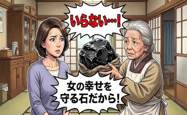 「いらない…！」義母から渡された代々の漬物石。持ち帰った嫁が気付いた深い愛情の正体【体験談】