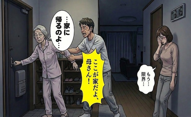 「年のせい…?」診断結果は認知症。深夜の徘徊に追い詰められた私たちが他人の助けを求めたワケ【体験談】