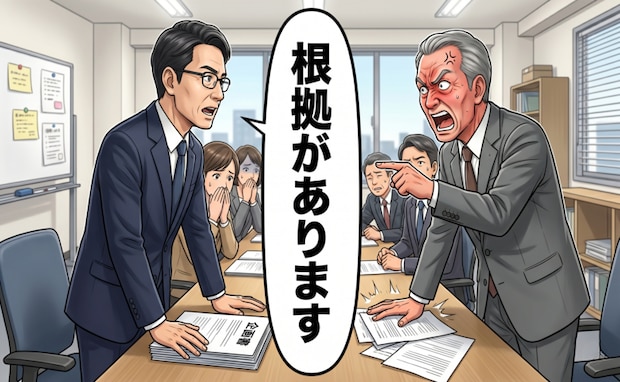 「根拠があります」理不尽な上司の非難に冷静な反論。事実と改善案で会議の空気を変えた話【体験談】
