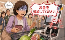 「頭が真っ白…」セルフレジで鳴る案内音に動揺！店員さんの機転に救われた恥ずかしい失敗【体験談】