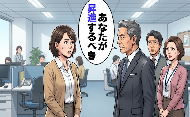 「あなたが昇進するべき」不当な人事に耐え続け…社長の鶴の一声で報われた地道な努力【体験談】