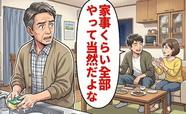 「家事くらい全部やって当然」定年を迎えた私が婿の言葉に困惑…誠実に向き合った結果【体験談】