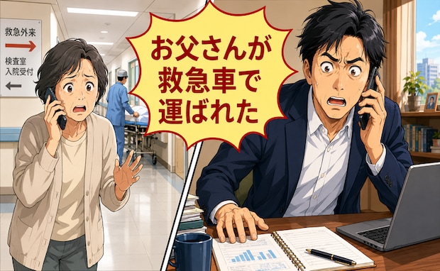 父の突然の救急搬送…遠距離介護と仕事の両立に限界！サービス活用で見つけた持続可能な形【体験談】