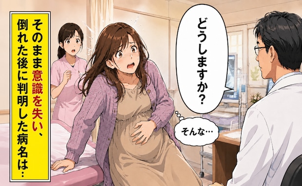 「自分の命と引き換えに…」おなかの赤ちゃんが亡くなり倒れた私。転倒を機に判明した病【体験談】