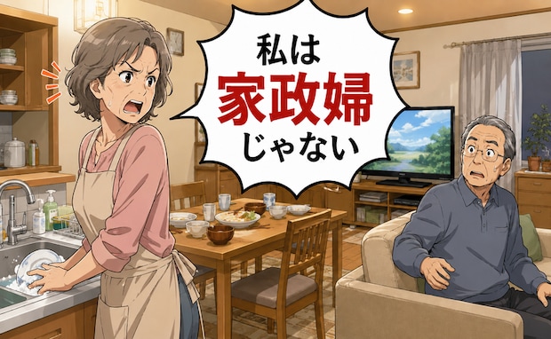 「私は家政婦じゃない」家事を一手に担う妻が告げた熟年離婚…翌朝、夫が起こした行動は【体験談】
