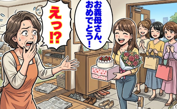 「急に来られても…」義娘から突然のサプライズお祝い！？喜びきれなかったワケ【体験談】