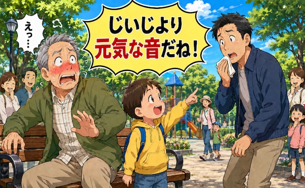 「じいじより元気な音だね」公園で孫の発言に思わず赤面!周囲が思わず笑顔になったワケ【体験談】