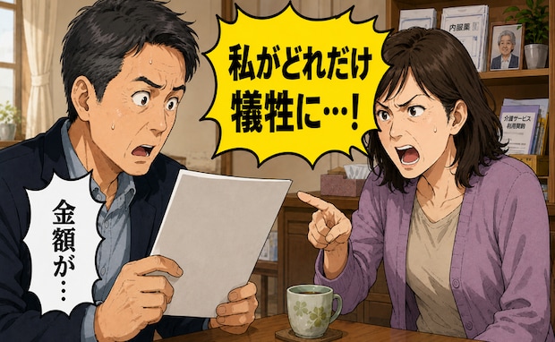 「私がどれだけ犠牲に…」介護を任せた姉から届いた高額な請求書。突きつけられた要求の結末【体験談】