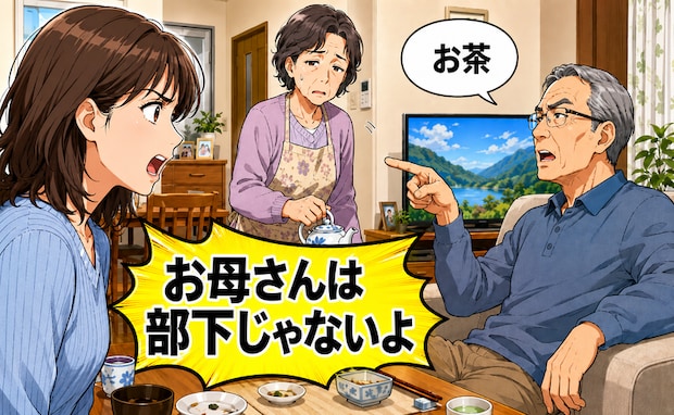 「お母さんは部下じゃない」退職後に威張る夫…帰省した娘が告げた冷静なひと言の真相【体験談】