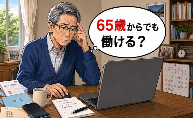 「65歳からでも働ける?」年金への不安から在宅ワークへ。新たな一歩を踏み出した結果【体験談】