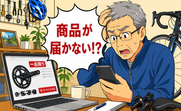 「一品限り」探していたロードバイク部品を急いで注文した私が深く後悔した理由【体験談】