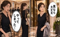 「黒なら大丈夫」30代で着たワンピースで披露宴へ。会場でアラフィフの私が後悔したワケ【体験談】