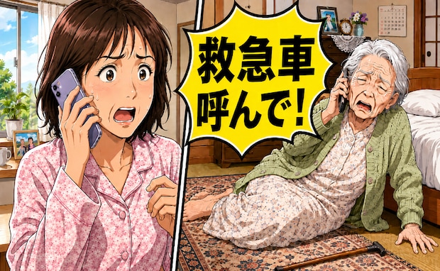 「救急車を呼んで!」元気な祖母から突然のSOS。平穏な日常を一変させた医師の診断とは【体験談】
