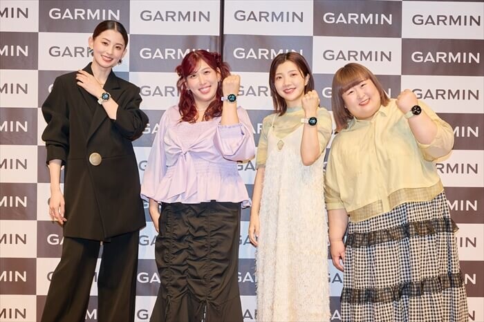 朝比奈彩が3時のヒロインに明かしたスタイルキープの秘訣とは…!?Garmin新製品発表会