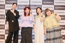 朝比奈彩が3時のヒロインに明かしたスタイルキープの秘訣とは…！？Garmin新製品発表会