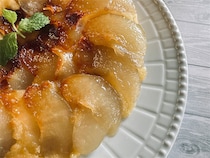 【え、梨とホケミで!?】ほんのりビターな「タタンケーキ」作ろう！ワンパンで焼けちゃって手間パ最強【農家直伝】