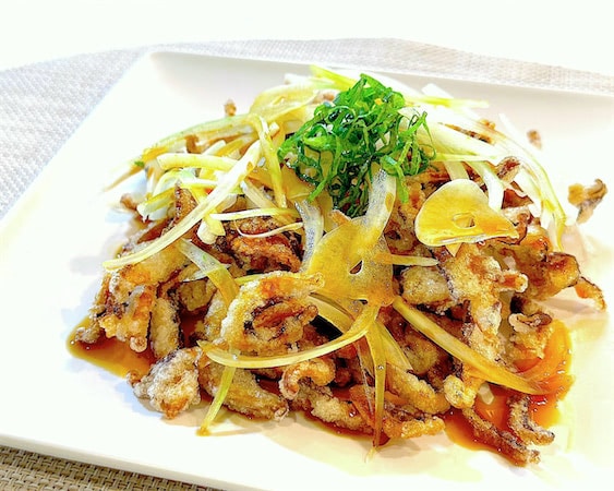 【乾しいたけの意外な食べ方】え、水で戻したら油で揚げてタタキにする!?未体験のサクジュワ食感♡【農家直伝】