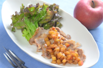 【豚肉×りんご!?】驚きの共演「りんごソースの豚肉ソテー」作ってみた！角切りがポイント♪【農家直伝】