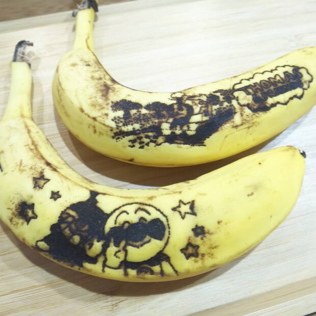 黒くなったバナナ