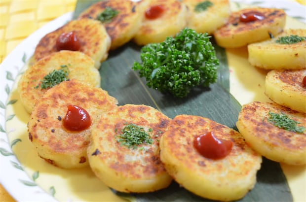 新時代のスナック菓子爆誕!?「もちもちポテト」はマッシュしてマヨで焼く!ハッシュドポテト風♪【農家直伝】