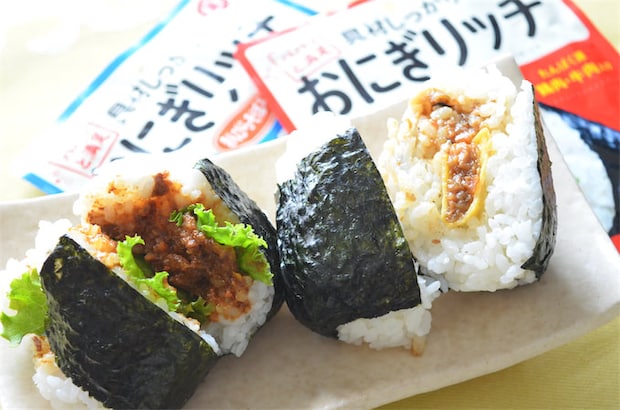 【おにぎり専用】というニッチ具材「おにぎリッチ」試してみた!はみ出ず握れてリッチな味♡【キッコーマン】