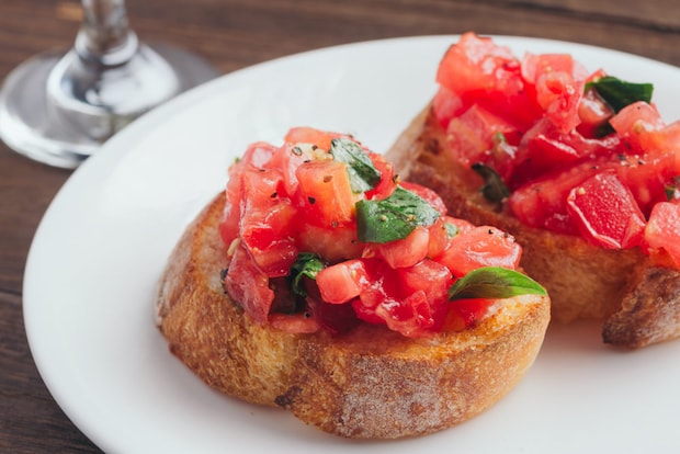 トマトのブルスケッタ