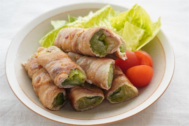 【旬のロメインレタス】をサラダじゃなくて「肉巻き」にしてみた!加熱で風味と甘味が開花♪【農家直伝】