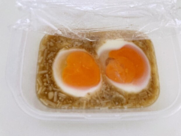 1分30秒加熱した様子